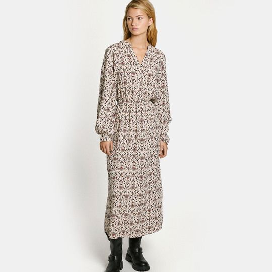 VESTIDO BLANCO CINTURA ELÁSTICA PEPE JEANS PARA MUJER