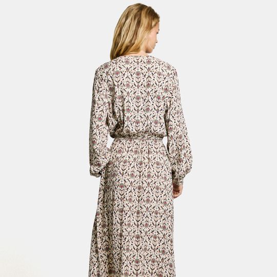 VESTIDO BLANCO CINTURA ELÁSTICA PEPE JEANS PARA MUJER