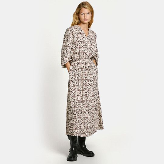 VESTIDO BLANCO CINTURA ELÁSTICA PEPE JEANS PARA MUJER