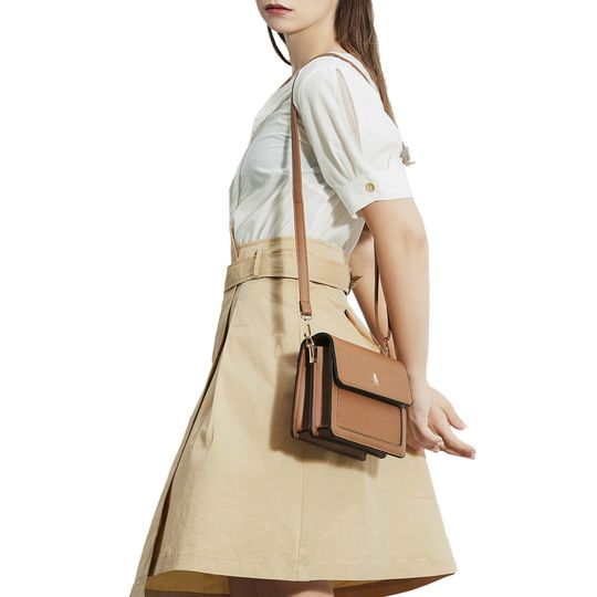 BOLSA CROSSBODY HPC POLO CAOBA 775-MARRON